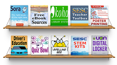 SESC Book Shelf with Apps and Services Links